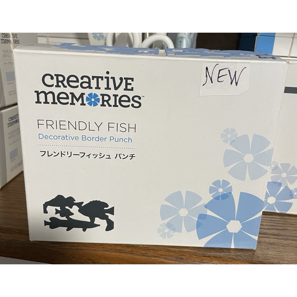 Creative Memories Friendly Fish Decorative Border Punch New In Box